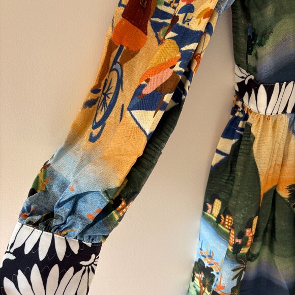 NWT Carioca Lenzing Ecovero Viscose Mini Dress in sz M - Picture 5 of 11